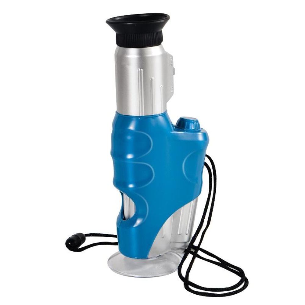 Kids Handheld Microscope Portable STEM Science Toy with LED Light for Outdoor Exploration