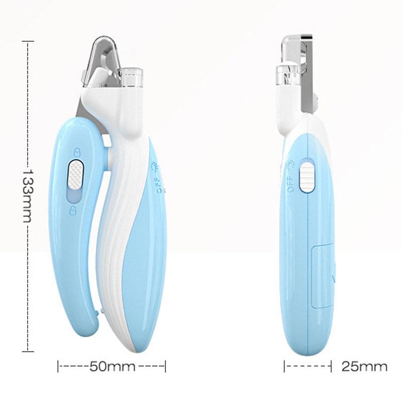 LED Pet Nail Clipper With Safety Guard For Dogs Cats Grooming Tool 2