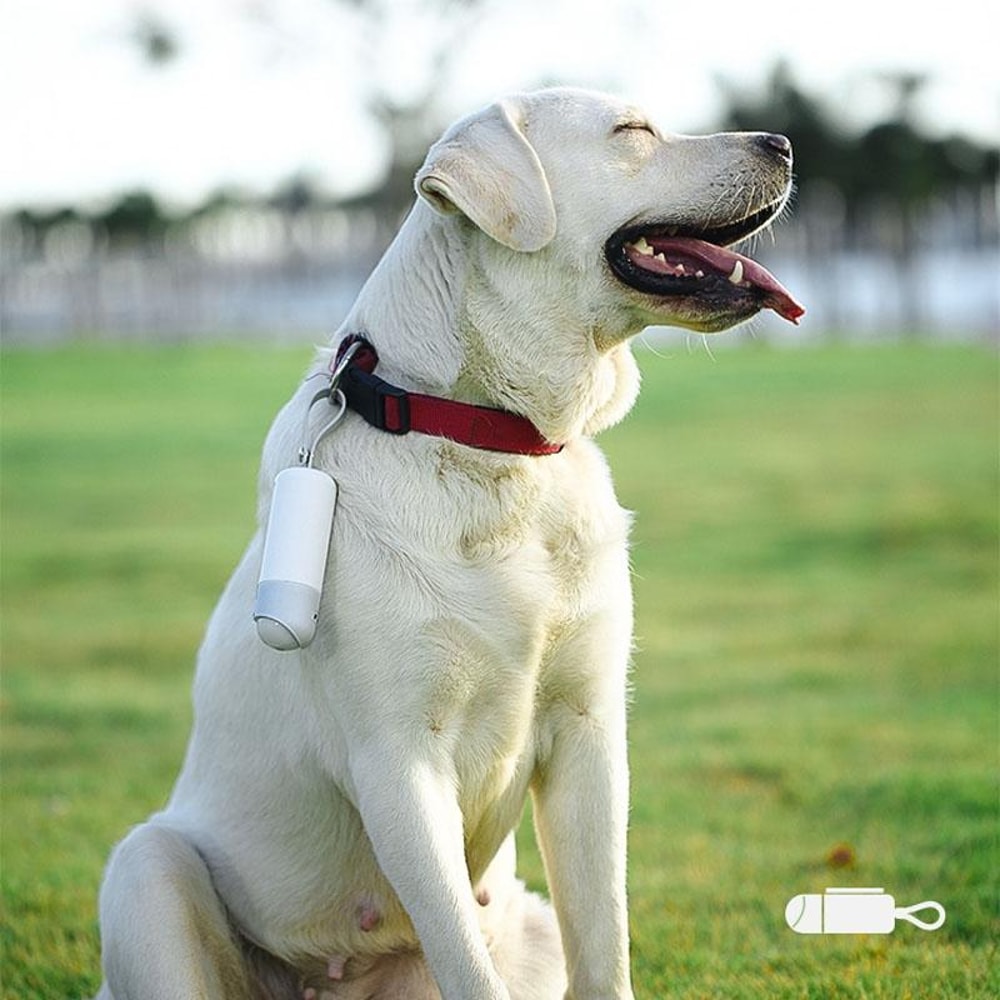 LED Dog Waste Scooper With Bag Dispenser Portable Pet Poop Picker For Night Walks 0