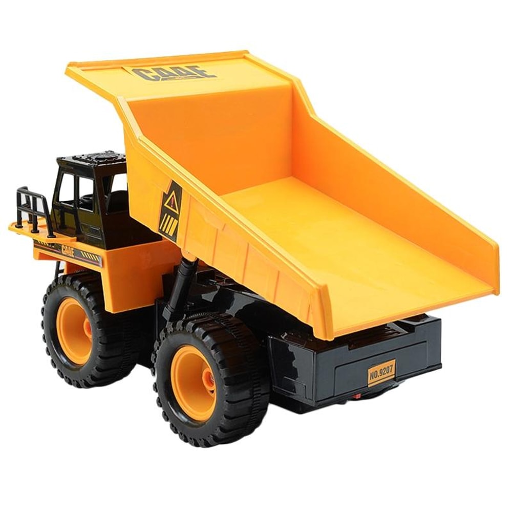 Remote Control Dump Truck Toy with Lifting Bed for Kids Construction Play