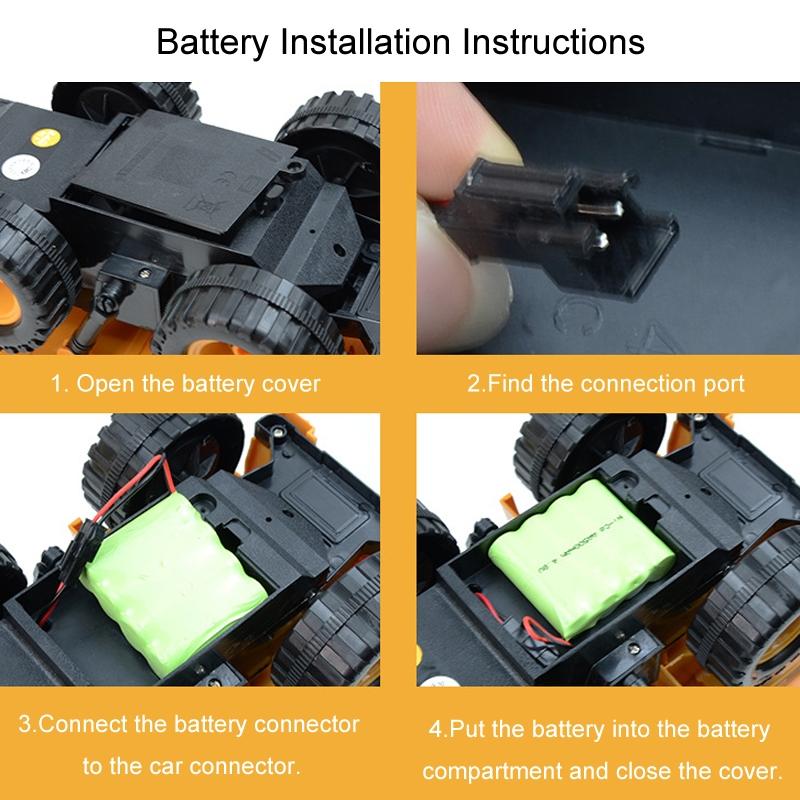 Remote Control Dump Truck Toy with Lifting Bed for Kids Construction Play