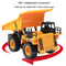 Remote Control Dump Truck Toy with Lifting Bed for Kids Construction Play