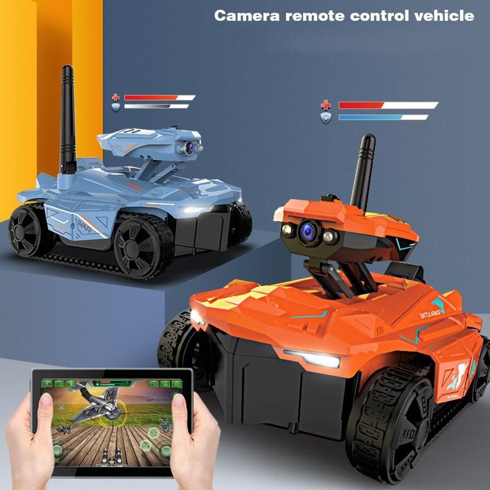 HD Camera RC Tank Car with Real Time Video Surveillance Remote Control