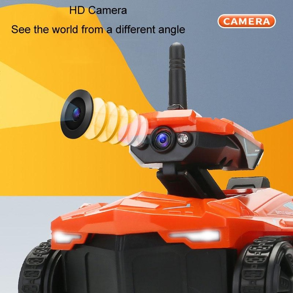 HD Camera RC Tank Car with Real Time Video Surveillance Remote Control