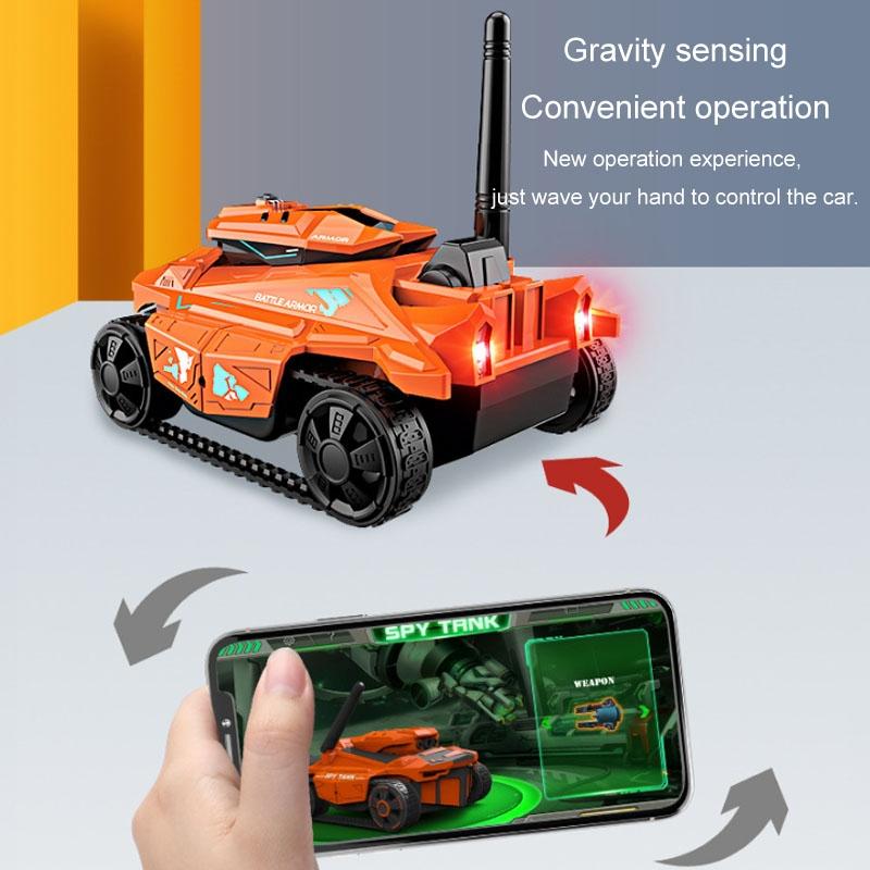 HD Camera RC Tank Car with Real Time Video Surveillance Remote Control