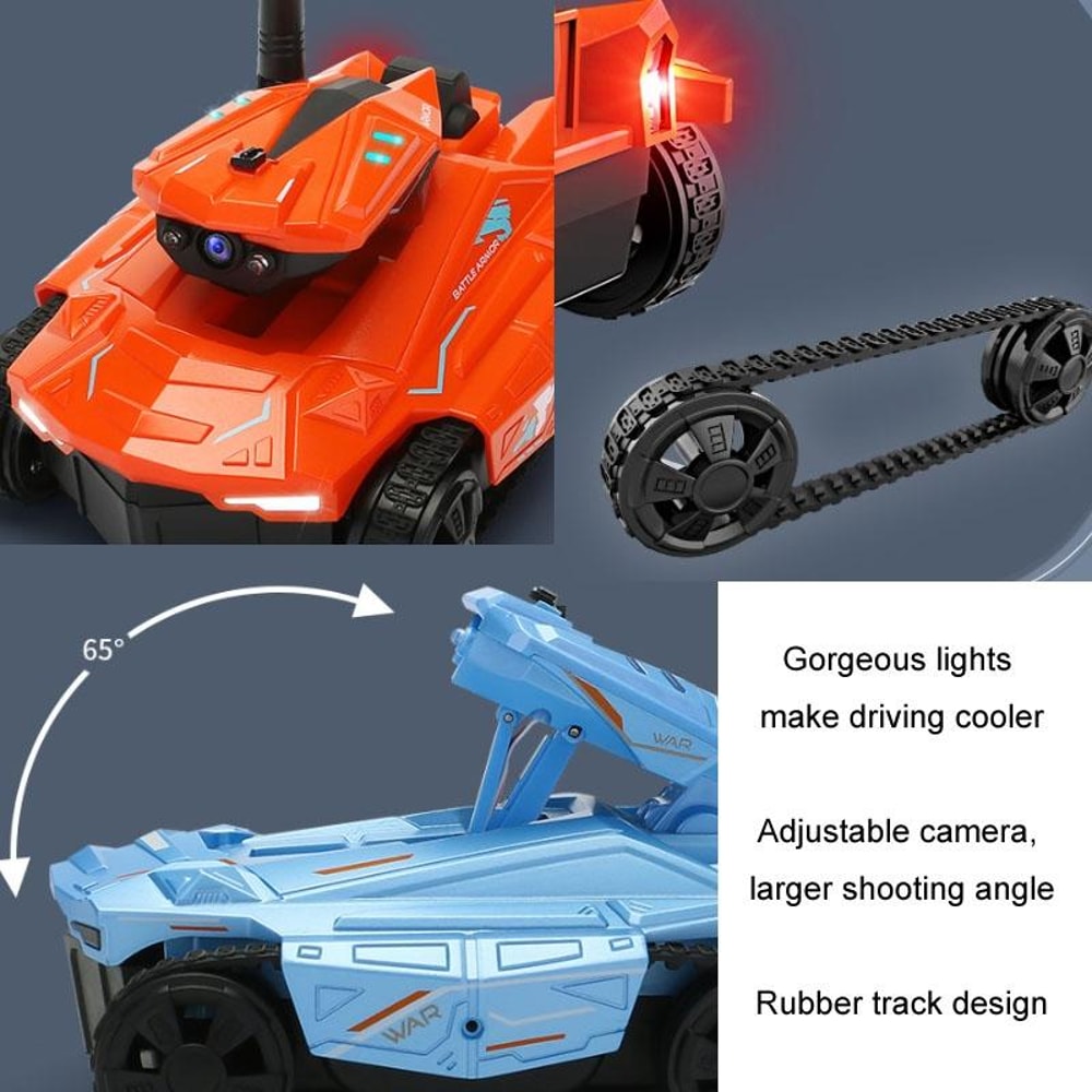 HD Camera RC Tank Car with Real Time Video Surveillance Remote Control
