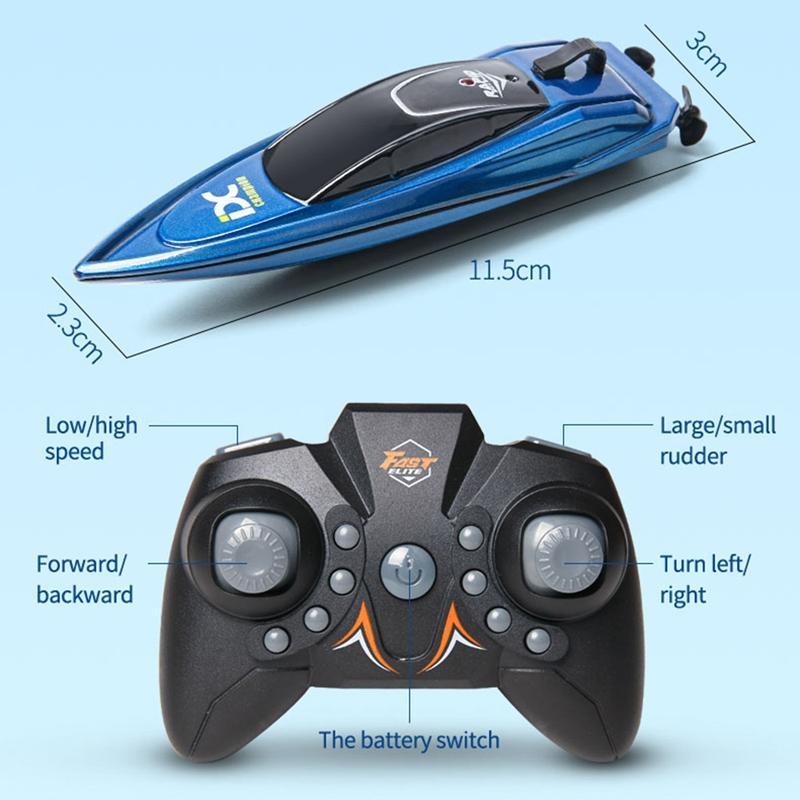 Mini Remote Control Boat For Kids Waterproof RC Submarine Toy 3
