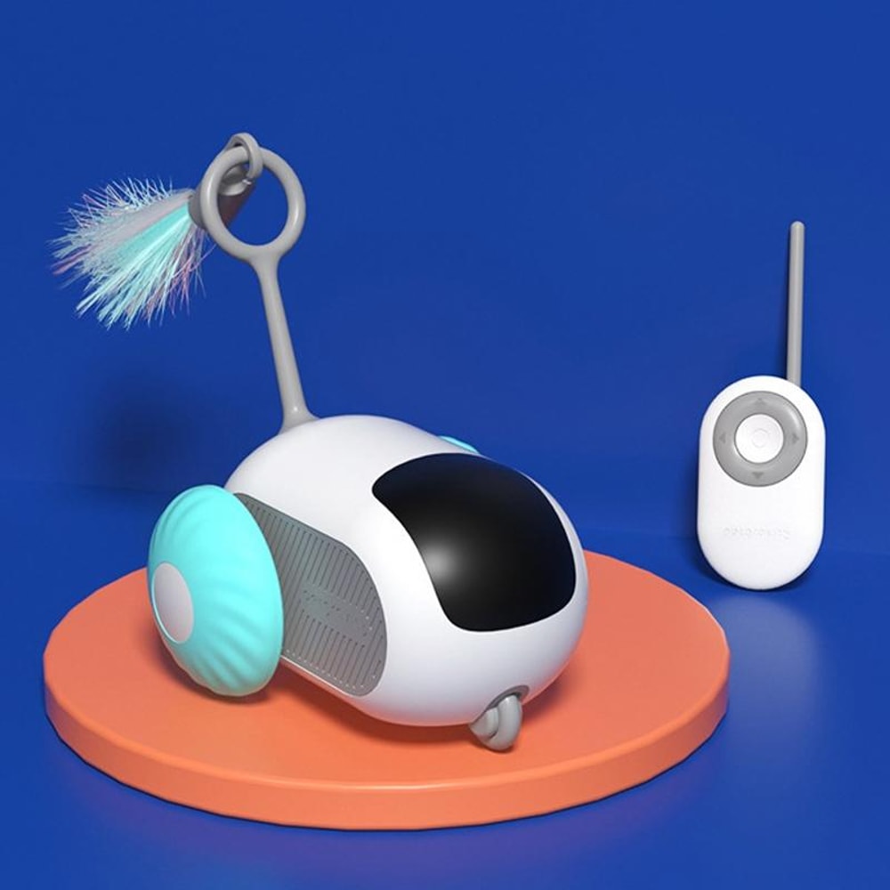 Smart Interactive Cat Toy Car With Remote Control And Motion Sensor Play 0