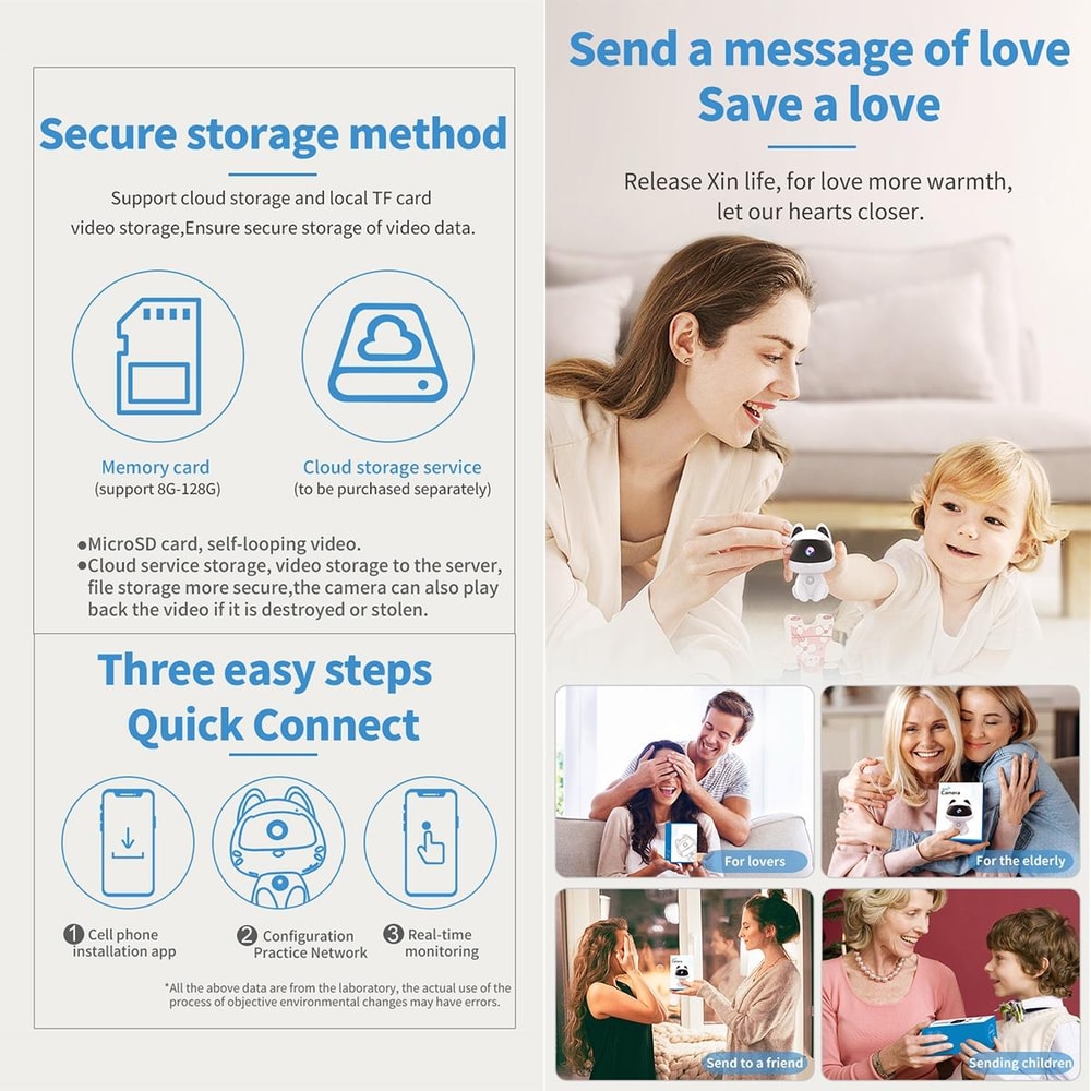 Smart Pet Camera With Night Vision Two Way Audio WiFi Home Security Camera 11