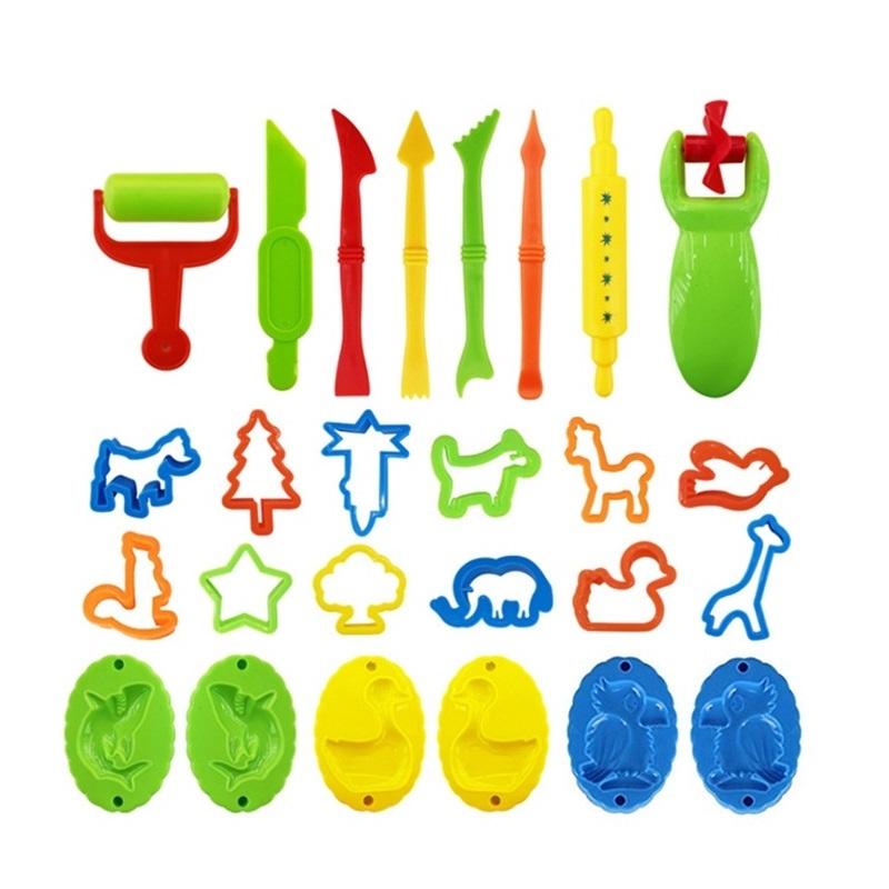 Kids DIY Play Dough Mold Set Creative Clay Modeling Toy Kit for Imaginative Learning
