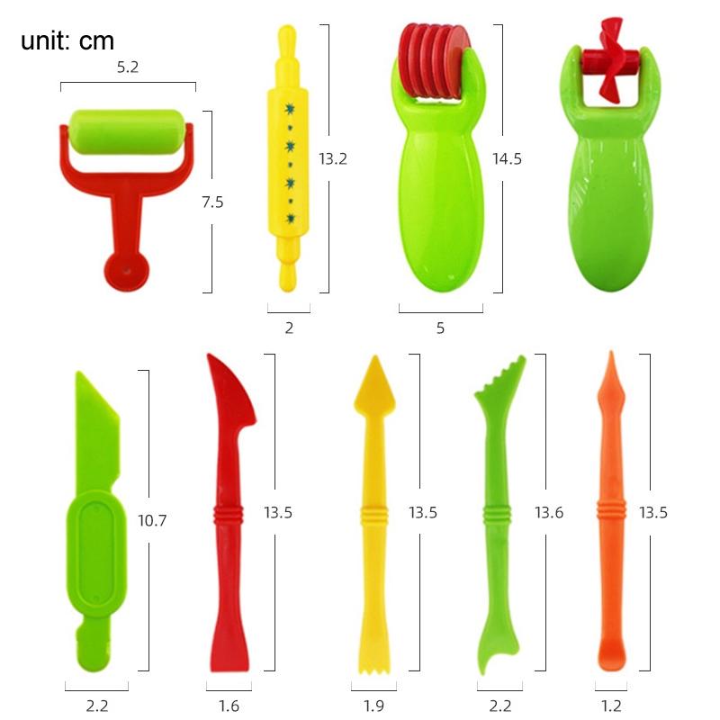 Kids DIY Play Dough Mold Set Creative Clay Modeling Toy Kit for Imaginative Learning