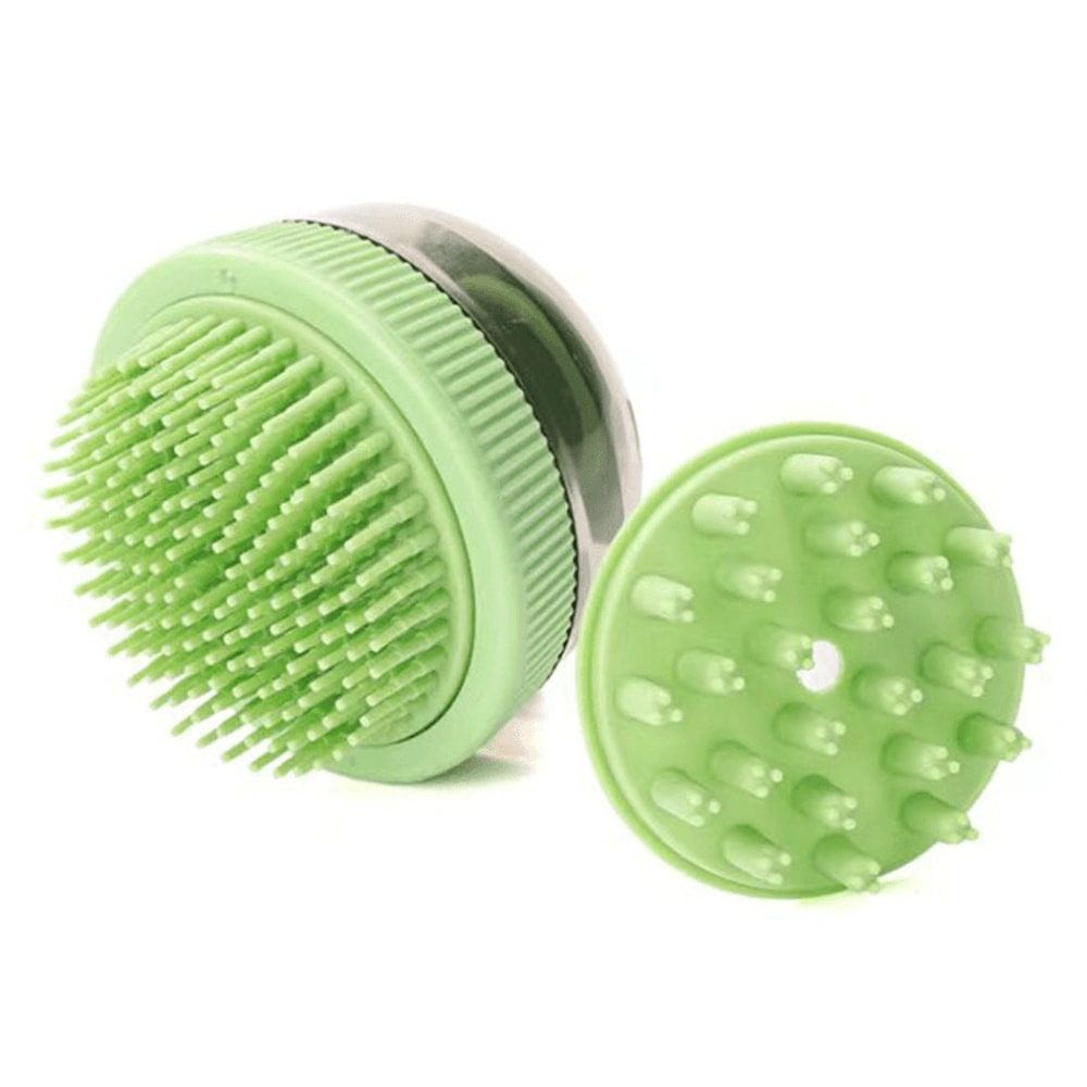 Refillable Pet Bath Brush With Shampoo Dispenser For Cats Dogs Deep Clean Massage Grooming 10