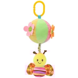 baby sensory stroller hanging toy ball plush rattle for crib and car seat
