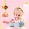 Baby Sensory Stroller Hanging Toy Ball Plush Rattle for Crib and Car Seat