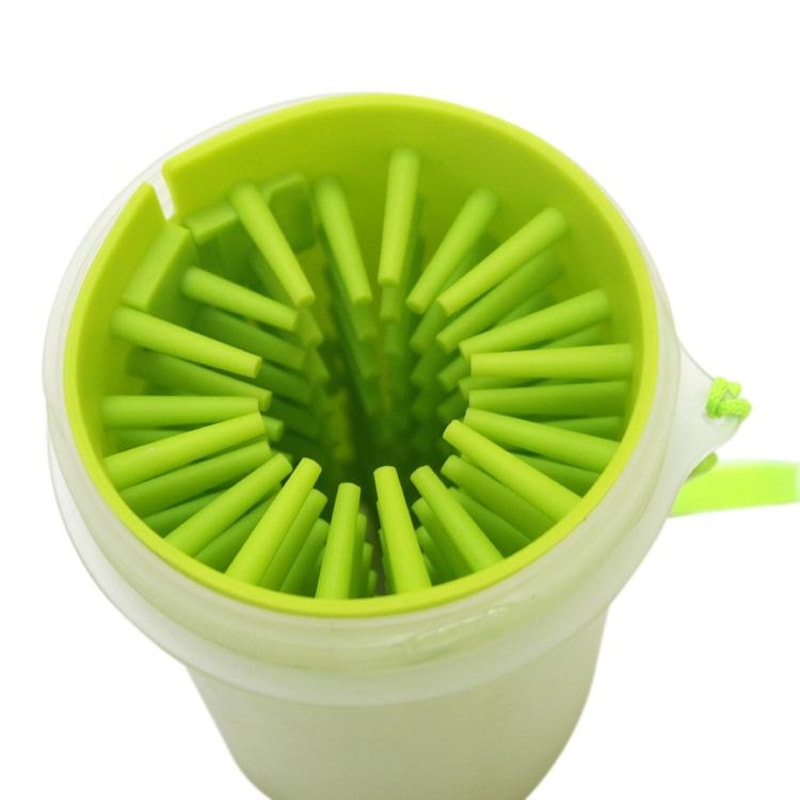 Portable Dog Paw Cleaner Cup With Soft Silicone Brush For Easy Pet Foot Washing 2