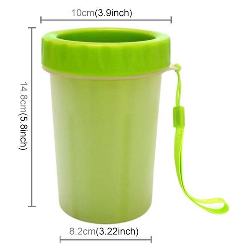 Portable Dog Paw Cleaner Cup With Soft Silicone Brush For Easy Pet Foot Washing 4