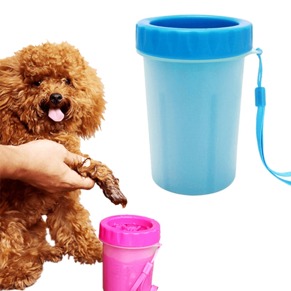 Portable Dog Paw Cleaner Cup With Soft Silicone Brush For Easy Pet Foot Washing 10