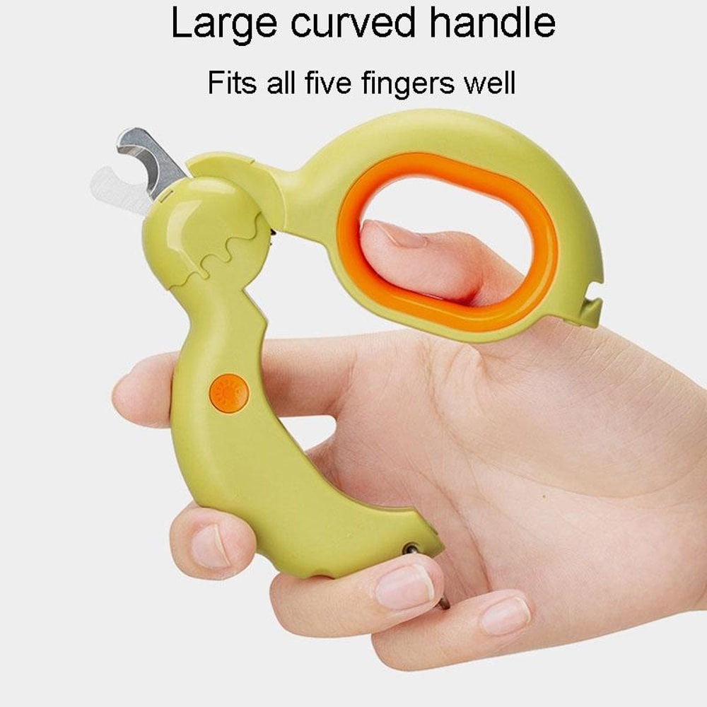 LED Pet Nail Clipper Safe Dog Cat Nail Trimmer With Light 6