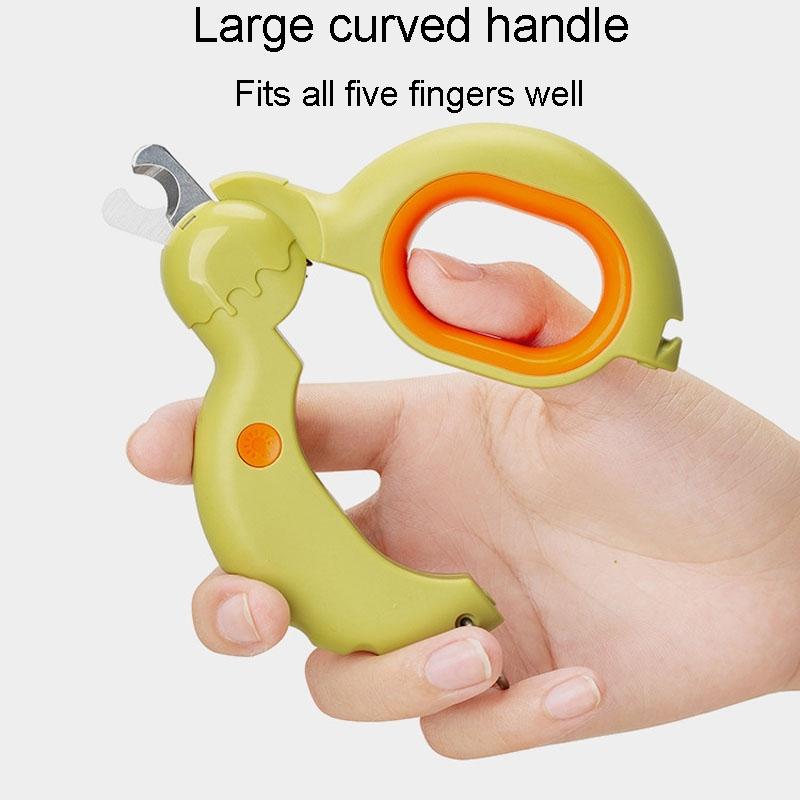 LED Pet Nail Clipper Safe Dog Cat Nail Trimmer With Light 6