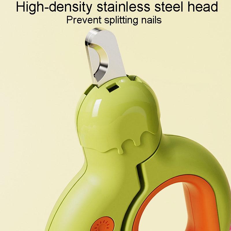 LED Pet Nail Clipper Safe Dog Cat Nail Trimmer With Light 7