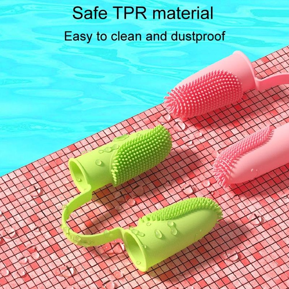 Dual Finger Pet Toothbrush Soft Silicone Dog Cat Dental Cleaning Kit 5