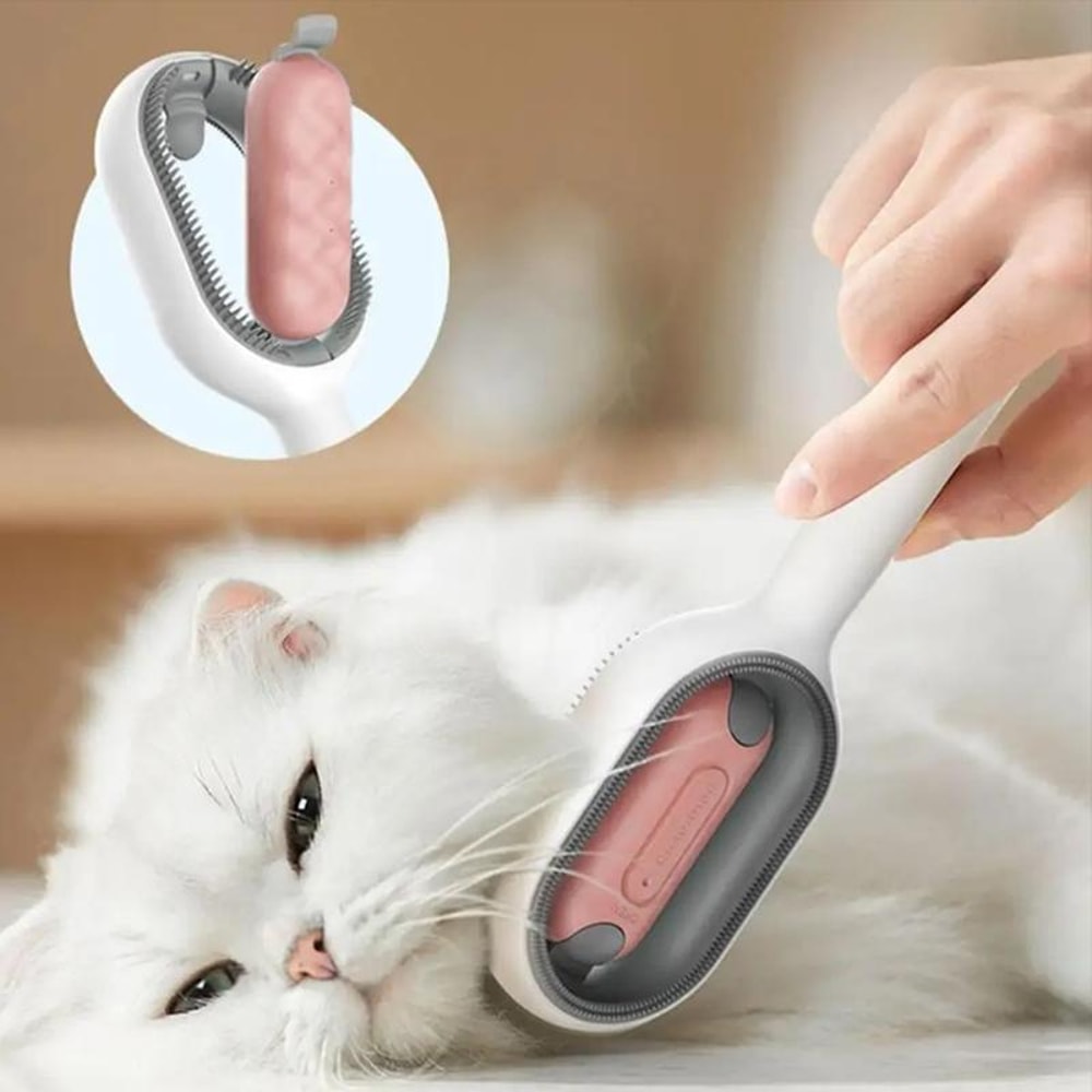 Hydra Clean Pet Grooming Brush With Water Tank For Effortless Pet Hair Removal Deshedding 8
