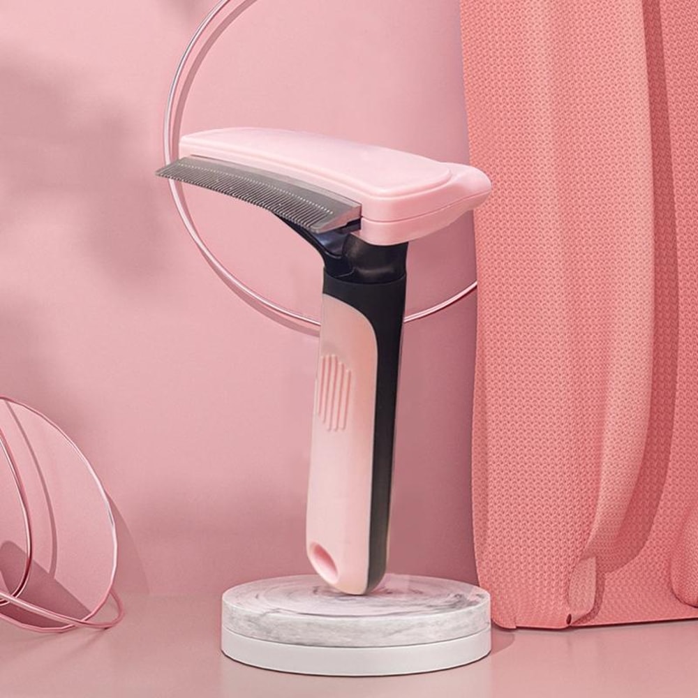 SelfCleaning Pet Grooming Brush For Cats Dogs Deshedding Comb 1