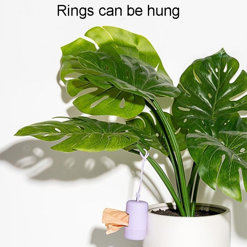 Portable Dog Poop Bag Dispenser With Leash Clip Waterproof Case For Easy Pet Waste Cleanup 2