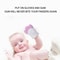 Baby Teething Mitten with Silicone Teether Ring Safe Soothing Toy for Infants