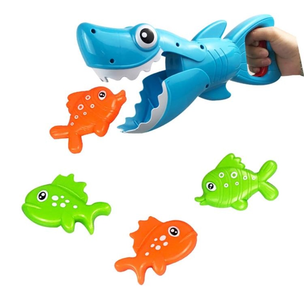 Interactive Shark Bath Toy Set for Kids Fun Water Play Fishing Game