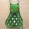 Cartoon Frog Bath Toy Organizer Mesh Bag with Suction Cups for Kids Bathroom Storage