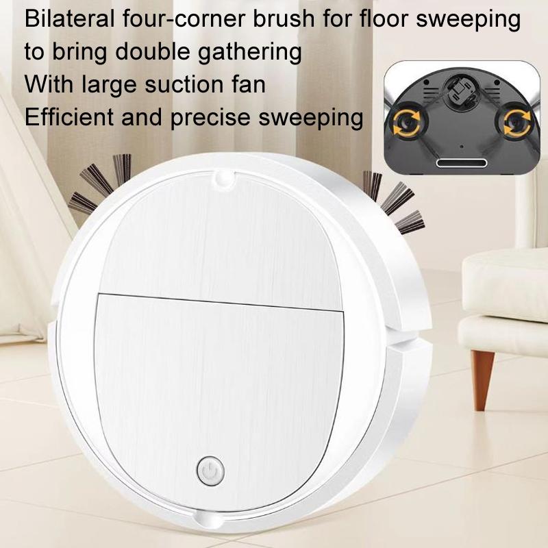 Smart Auto Sweeper Robot Vacuum 3in1 Slim Robot Vacuum Cleaner For Pet Hair Dust 3