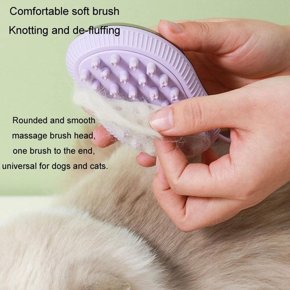 Pet Bathing Brush With Soap Dispenser Soft Silicone Dog Cat Grooming Massage Tool 13