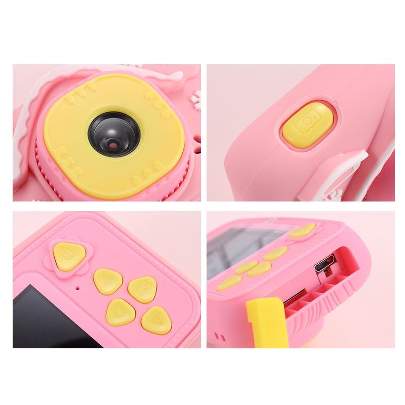 HD Kids Digital Camera Toy with Games and Dual Lens Mini Camera for Children