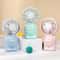 Portable USB Handheld Fan With Night Light Quiet Mini Desk Fan For Office Travel Camping 0
