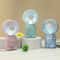 Portable USB Handheld Fan With Night Light Quiet Mini Desk Fan For Office Travel Camping 6