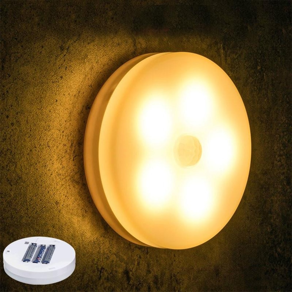 Smart Motion Sensor Night Light Rechargeable LED Bedside Lamp For Bedroom Hallway 7