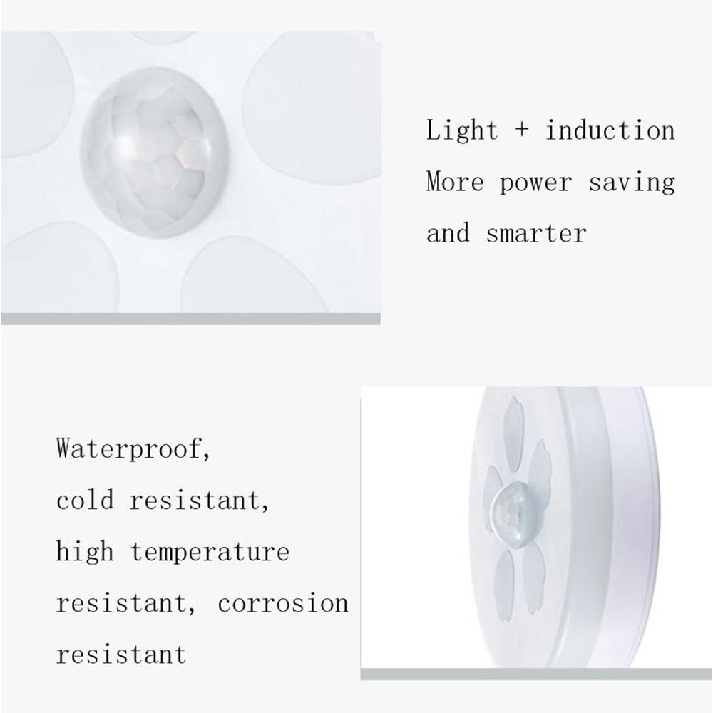 Smart Motion Sensor Night Light Rechargeable LED Bedside Lamp For Bedroom Hallway 5