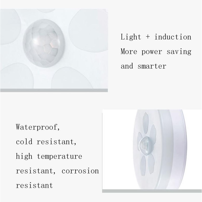 Smart Motion Sensor Night Light Rechargeable LED Bedside Lamp For Bedroom Hallway 5