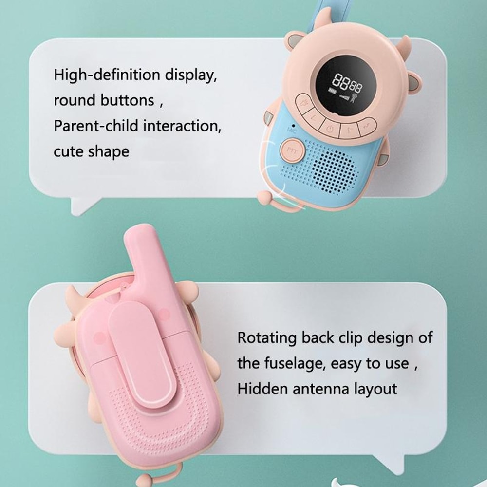 Kids Walkie Talkie Set Long Range Outdoor Toy For Parent Child Communication And Adventure Play 3