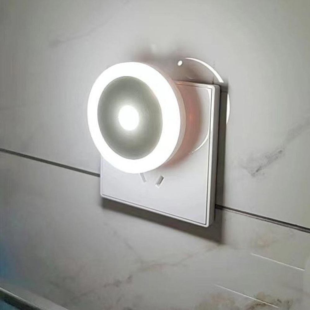 Smart PlugIn Motion Sensor Night Light 3W LED Auto Infrared Bedroom Lamp 1