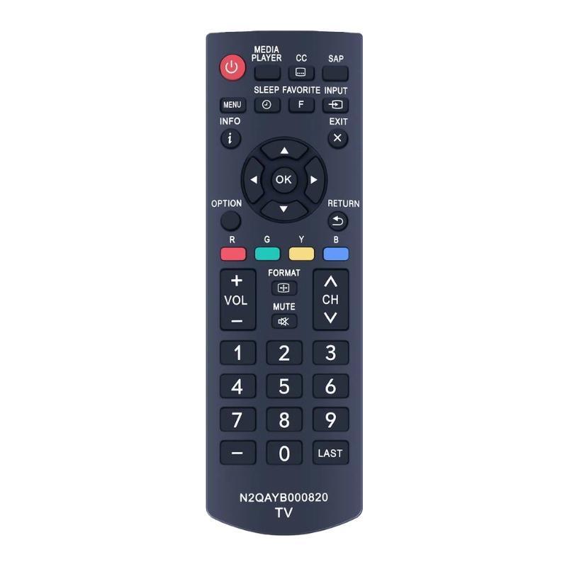 Panasonic TV Replacement Remote Control N2QAYB000820 Easy Setup Universal Controller 0