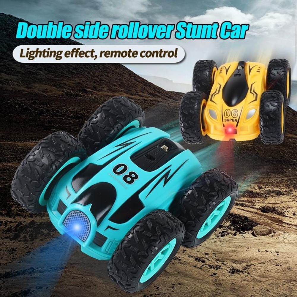 Double Sided Remote Control Car High Speed Mini RC Stunt Car Flip Toy For Kids 1