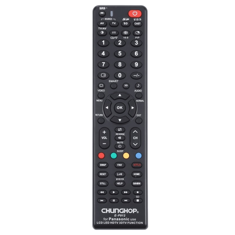 EH910 Universal Remote For Haier TVs No Setup Replacement Controller 8