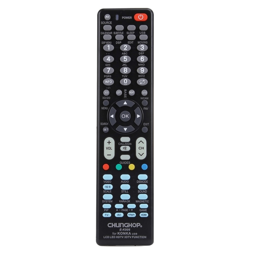 EH910 Universal Remote For Haier TVs No Setup Replacement Controller 9