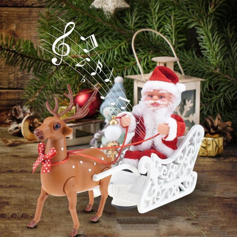 Dancing Santa Claus Toy with Music Electric Christmas Santa Toy Gift for Kids