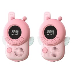 bee kids walkie talkie set with flashlight long range toy for outdoor adventures