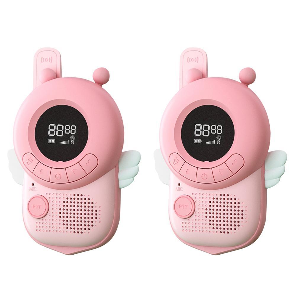 Bee Kids Walkie Talkie Set with Flashlight Long Range Toy for Outdoor Adventures