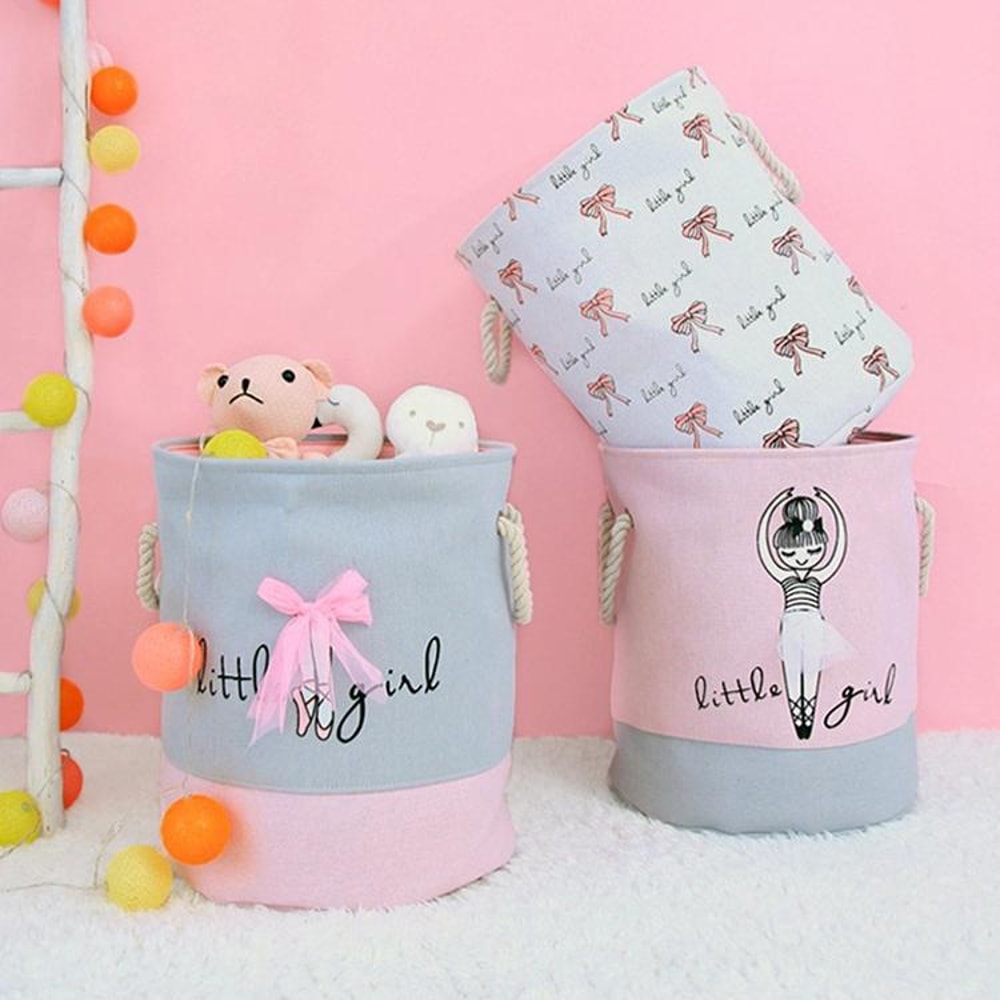 Foldable Laundry Basket Organizer Collapsible Laundry Hamper Toy Storage Bin