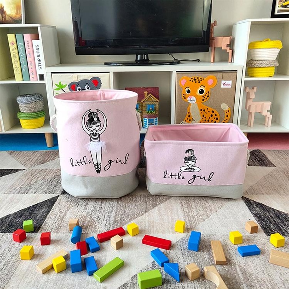 Foldable Laundry Basket Organizer Collapsible Laundry Hamper Toy Storage Bin